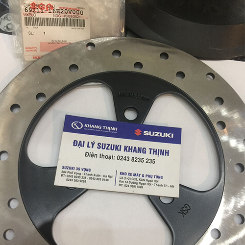 Đĩa phanh sau Chính hãng Xe máy Suzuki Axelo RR 125