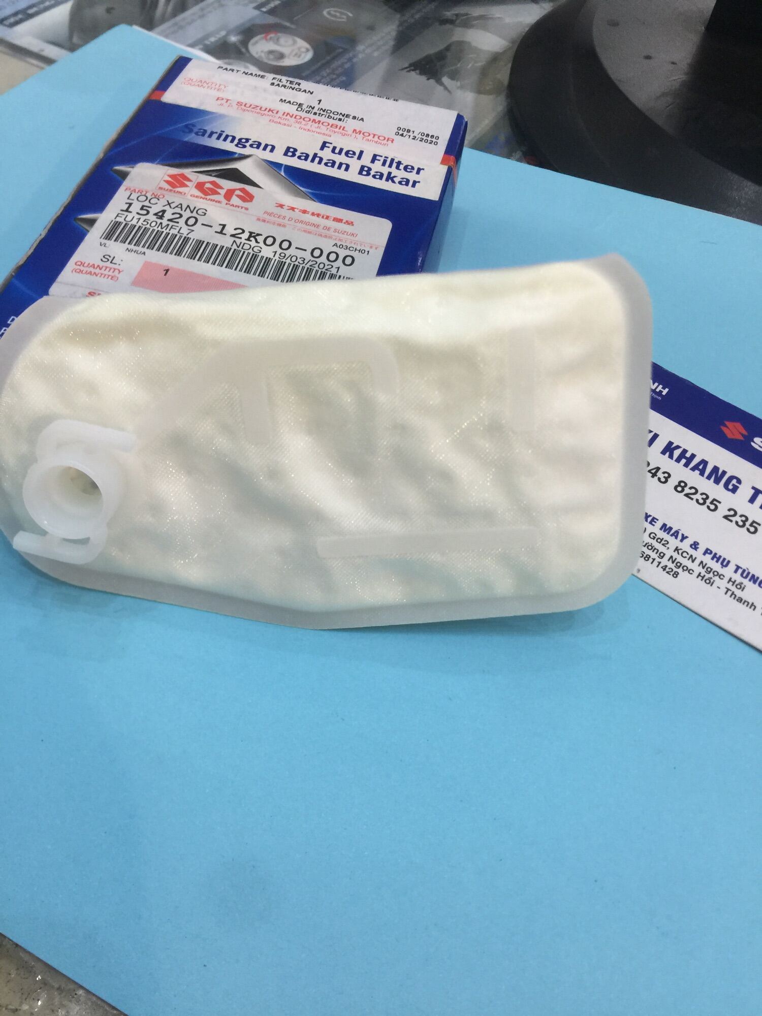 Lọc xăng chính hãng Suzuki Raider FI , Satria - Ảnh 3