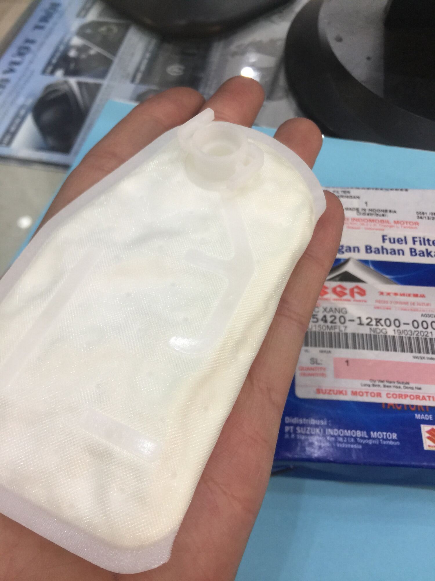 Lọc xăng chính hãng Suzuki Raider FI , Satria - Ảnh 4