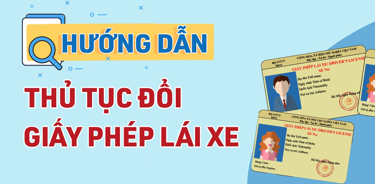 Đổi giấy phép lái xe