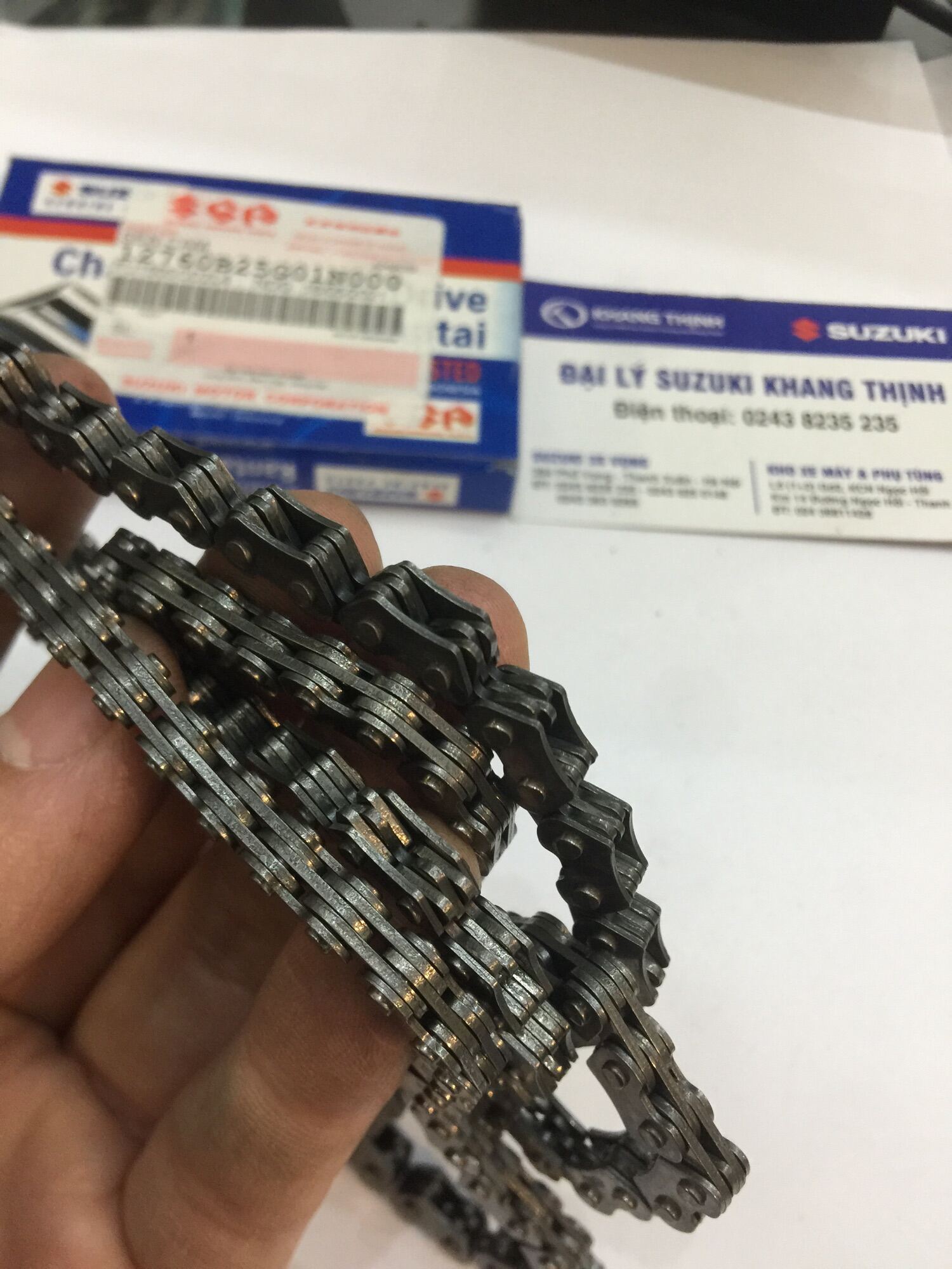 Xích cam ( Sên cam) chính hãng Suzuki Raider BXC 150cc - Ảnh 3